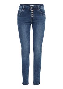 Regular-fit-Jeans B.Young "Jeans BXKAILY", Damen, Gr. 36, N-Gr, blau, Obermaterial: 56% Baumwolle CO. 30% Viskose CV. 12% Polyester PES. 2% Elasthan EL., Jeans Regular-fit-Jeans