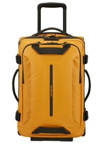 Reisetasche Samsonite "ECODIVER DUFFLE/WH 55/20 L 35CM DF", Damen, Gr. B/H/T: 35cm x 55cm x 23cm, gelb, PET, Taschen Reisetasche, Travelbag Reisetasche Weichgep&auml;ck Laptopfach