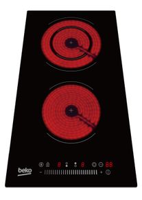 Beko Elektro-Kochfeld "HDC 32400 TO", schwarz, B:28,8cm H:4cm T:51cm, Kochfelder, autarkes Glaskeramikkochfeld, Elektro-Kochfeld