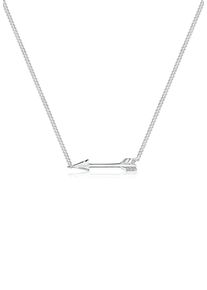 Kette mit Anh&auml;nger Elli "Halskette Amors Pfeil Liebe Filigran 925 Sterling Silber" Gr. 40, silber, Halsketten, Damen, ohne Stein, Silber 925 (Sterlingsilber), Kette mit Anh&auml;nger