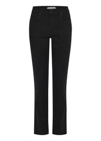 Regular-fit-Jeans Pulz Jeans "Jeans PZEMMA", Damen, Gr. 30, L&auml;nge 32, schwarz (schwarz denim), Obermaterial: 91% Baumwolle CO. 6% Polyester PES. 3% Elasthan EL., Jeans Regular-fit-Jeans