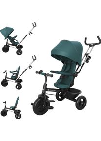 Dreirad Kinderkraft "ASTON 2", gr&uuml;n, Dreir&auml;der, Kinder, Dreirad, mitwachsend