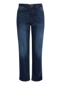 Regular-fit-Jeans Ichi "Jeans IHTWIGGY", Damen, Gr. 31, N-Gr, blau (dunkelblau), Obermaterial: 98% Baumwolle CO. 2% Elasthan EL., Jeans Regular-fit-Jeans
