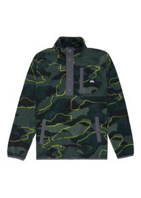 Fleecepullover Quiksilver "No Destination Hz", Kinder, Gr. 8(125-130cm), trekking gr&uuml;n camostrokes, Obermaterial: 100% Microfaser;, Sweatshirts Fleecepullover
