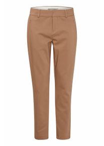 Stoffhose Fransa "Hose FRVITA", Damen, Gr. 44, N-Gr, braun (coca mocha), Obermaterial: 60% Baumwolle CO. 36% Polyester PES. 4% Elasthan EL., Hosen Stoffhose