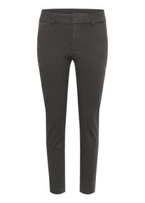 Marlene-Hose Kaffe "Hose KAmette", Damen, Gr. 40, N-Gr, schwarz (schwarz oyster), Obermaterial: 98% Baumwolle CO. 2% Elasthan EL., Hosen Marlene-Hose