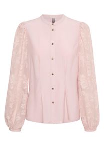 Langarmhemd Culture "Langarm - Hemd CUasmine", Damen, Gr. M, N-Gr, rosa (pale mauve), Obermaterial: 65% Viskose CV. 35% Polyester PES., Hemden Langarmhemd