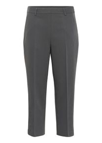 Marlene-Hose Kaffe "Hose KAsakura", Damen, Gr. 44, N-Gr, schwarz (schwarz oyster), Obermaterial: 77% Polyester Pol. recyc.. 18% Viskose CV. 5% Elasthan EL., Hosen Marlene-Hose