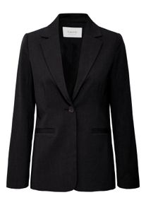 Blusenblazer B.Young "Blazer BYDANTA", Damen, Gr. 40, schwarz, Obermaterial: 64% Polyester PES. 32% Viskose CV. 4% Elasthan EL., Blazer Blusenblazer