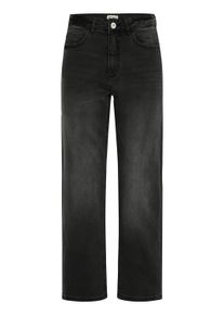 Regular-fit-Jeans Ichi "Jeans IHTWIGGY", Damen, Gr. 34, N-Gr, schwarz (washed schwarz), Obermaterial: 98% Baumwolle CO. 2% Elasthan EL., Jeans Regular-fit-Jeans