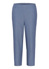 Marlene-Hose Kaffe "Hose KAsakura", Damen, Gr. 38, N-Gr, blau (vintage indigo), Obermaterial: 77% Polyester Pol. recyc.. 18% Viskose CV. 5% Elasthan EL., Hosen Marlene-Hose