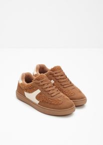 Sneakers - brun - storlek 37 - bonprix