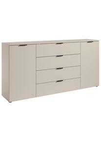 CARRYHOME Sideboard, Kaschmir, Kunststoff, 2 F&auml;cher, 4 Schublade(n) Schubladen, 180x90x40 cm, Typenauswahl, Beim&ouml;bel erh&auml;ltlich, Kleinm&ouml;bel, Kommoden, Sideboards