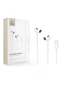 Tech-Protect Ultraboost Core G2 USB-C Headphones - White
