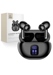 Tech-Protect UltraBoost TWS Pro G2 Headphones - Black