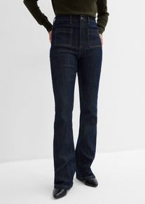 Jeans bootcut con girovita comodo vita alta, Blu, Taglia 52, bonprix