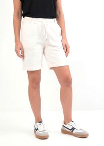 Bermuda in felpa di puro cotone biologico, Bianco, Taglia 50/52 (L), bonprix