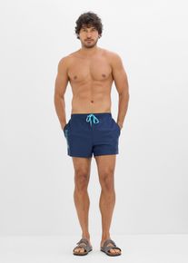 Pantaloncini da mare in tessuto elasticizzato, Blu, Taglia 44/46 (S), bonprix