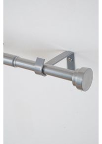 Bastone per tenda estensibile con terminale, Argento, Taglia 70-120 cm, bonprix
