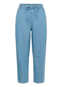 Stoffhose Kaffe "Hose KAluise", Damen, Gr. 38, N-Gr, blau (medium blau chambray), Obermaterial: 100% Baumwolle CO., Hosen Stoffhose