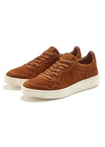 Sneaker ELBSAND "Halbschuh, Schn&uuml;rschuh, Turnschuh, Lederschuh, Ledersneaker", Damen, Gr. 43, braun, Obermaterial: 100% Ziegenleder. Decksohle: 100% Textilmaterial. Futter: 100% Textilmaterial. Laufsohle: 100% Synthetik, unifarben, Basic, Schuhe Sneaker, NEU Freizeitschuh, Schn&uuml;rhalbschuh aus weichem Leder, Unisex