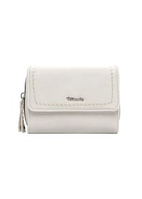 Geldb&ouml;rse Tamaris "Geldb&ouml;rse TAS Keona", Herren, beige (ecru 320), Obermaterial: 60% Polyurethan PU. 40% Polyester PES., Kleinlederwaren Geldb&ouml;rse