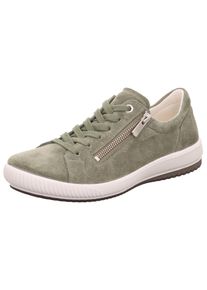Sneaker Legero "TANARO 5.0", Damen, Gr. 40, gr&uuml;n (oliv), Veloursleder, unifarben, Schuhe Sneaker, Komfortschuh, Freizeitschuh, Schn&uuml;rschuh mit Rei&szlig;verschluss