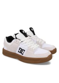 Schn&uuml;rschuh DC Shoes "Lynx Zero", Herren, Gr. 9,5(42,5), wei&szlig; (wei&szlig;, gum), Obermaterial:50.51% Leder, 39.8% Synthetikmaterial, 9.69% Polyester., Schuhe Schn&uuml;rschuh