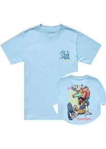 Troy Lee Designs Heritage, t-shirt giovani , colore: Azzurro , dimensione: L