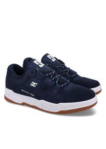 Schn&uuml;rschuh DC Shoes "Construct", Herren, Gr. 9,5(42,5), blau (navy, blau), Obermaterial:54.6% Leder, 20.9% Synthetikmaterial, 25.5% Polyester., Schuhe Schn&uuml;rschuh