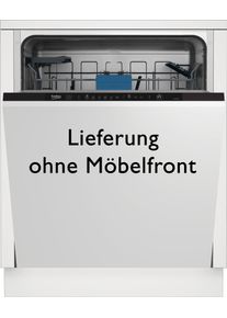 Beko vollintegrierbarer Geschirrsp&uuml;ler "BDIN16430", Energieeffizienz: D, silber (wei&szlig;, neutral), B:59,8cm H:81,8cm T:55cm, Geschirrsp&uuml;ler, Quick&Clean - gr&uuml;ndliche Reinigung in 90 Minuten, vollintegrierbarer Geschirrsp&uuml;ler