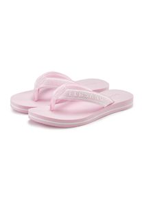 ELBSAND Dames Badslippers in roze ,maat 40, Witt, 100% Textiel