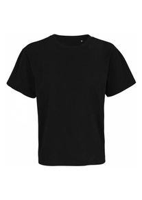 SOLS Unisex volwassen Legacy oversized T-shirt (Diep zwart)
