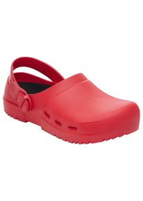 Clog "Birkenstock Professional Berufsschuhe 1026003 Birkenstock Birki-Air", Damen, Gr. 35, rot, Obermaterial: 100% Polyurethan PU., BIRKENSTOCK PROFESSIONAL, Schuhe Clog