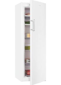 Exquisit Gefrierschrank "GS271-NF-H-040D Inoxlook", Energieeffizienz: D, silber (wei&szlig;), B:54cm H:170,5cm T:59,4cm, Gefrierschr&auml;nke, 4*-Gefrierschrank No Frost mit LED-Anzeige & praktischem Griff, Gefrierschrank