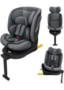 Autokindersitz Kinderkraft "I-360 2 PLUS", Baby, grau, Materialmix, Kindersitze Autokindersitz, 360 &ndash; drehbarer Kindersitz