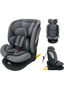 Autokindersitz Kinderkraft "I-GROW 2 PLUS", Baby, grau, Materialmix, Kindersitze Autokindersitz, 360 &ndash; drehbarer Kindersitz
