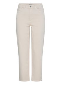 Regular-fit-Jeans Ichi "Jeans IHZIGGY", Damen, Gr. 28, L&auml;nge 32, beige (birch), Obermaterial: 98% Baumwolle CO. 2% Elasthan EL., Jeans Regular-fit-Jeans