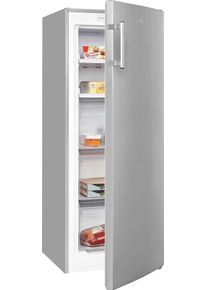 Exquisit Gefrierschrank "GS231-NF-H-040C inoxlook", Energieeffizienz: C, silber (silberfarben), B:54cm H:143cm T:60cm, Gefrierschr&auml;nke, 4*-Gefrierschrank No Frost mit LED-Anzeige & praktischem Griff, Gefrierschrank
