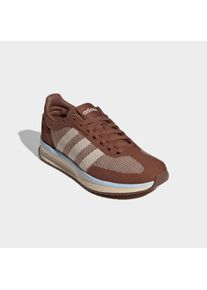Sneaker adidas Sportswear "RUN 70S 2.0", Damen, Gr. 43, preloved braun, sand strata, glow blau, Synthetik, Textil, Schuhe Sneaker