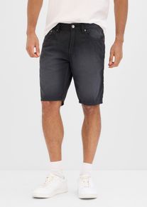 L&auml;tta shorts med res&aring;rmidja av colored denim Regular Fit (2-pack) - beige - storlek 40 - bonprix