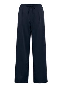 Stoffhose Kaffe "Hose KAlauren", Damen, Gr. 42, N-Gr, blau (midnight marine cc), Obermaterial: 65% Viskose CV. 35% Polyester PES., Hosen Stoffhose