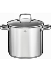 R&ouml;sle Gem&uuml;setopf R&Ouml;SLE "MOMENTS, &Oslash; 24 cm mit Deckel 9 Ltr.", silberfarben, B:26cm H:28cm L:35cm &Oslash;:24cm, T&ouml;pfe, Gem&uuml;setopf