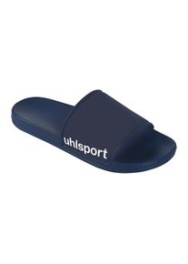 Badepantolette Uhlsport "Schuhe Badepantolette Kids", M&auml;dchen, Gr. 39, blau (marine, wei&szlig;), Obermaterial: 100% Polyurethan PU., Schuhe Badepantolette