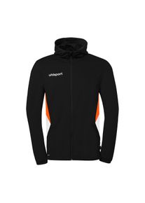 Trainingsjacke Uhlsport "Trainingsjacke Equipe 29 Multi Hood", Herren, Gr. M, schwarz (schwarz, wei&szlig;, fluo orange), Obermaterial: 100% Polyester Pol. recyc.., Jacken Trainingsjacke