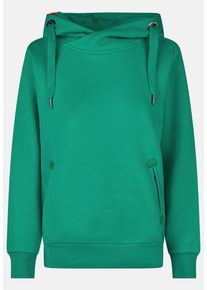 Kapuzenpullover SALZHAUT "Hoodie S&Uuml;NN", Damen, Gr. S, lagoon, Obermaterial: 55% Baumwolle CO. 45% Polyester PES., Pullover Kapuzenpullover