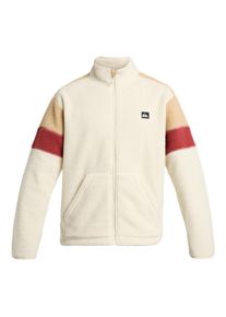 Fleecejacke Quiksilver "Clean Coast Block", Herren, Gr. XL, beige (khaki), Obermaterial: 100% Microfaser;, Jacken Fleecejacke