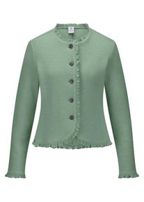 Hammerschmid - Strickjacke Marwang, gr&uuml;n, Gr. 42, Wolle