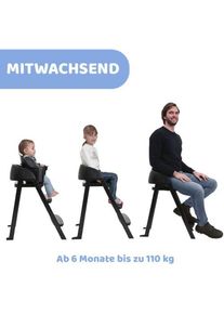 Chicco Crescendo Lite Entwicklungshochstuhl | schwarz