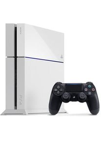 Sony PlayStation 4 Fat (PS4 Fat) | Normal Edition | 500 GB HDD | 1 Controller | wei&szlig; | Controller schwarz